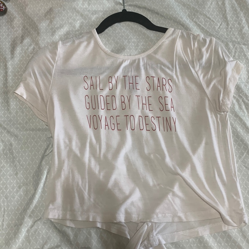 Pirates of the Caribbean cropped t-shirt